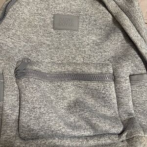 Dagne Dover Dakota Neoprene Large Backpack in Light Heather Grey